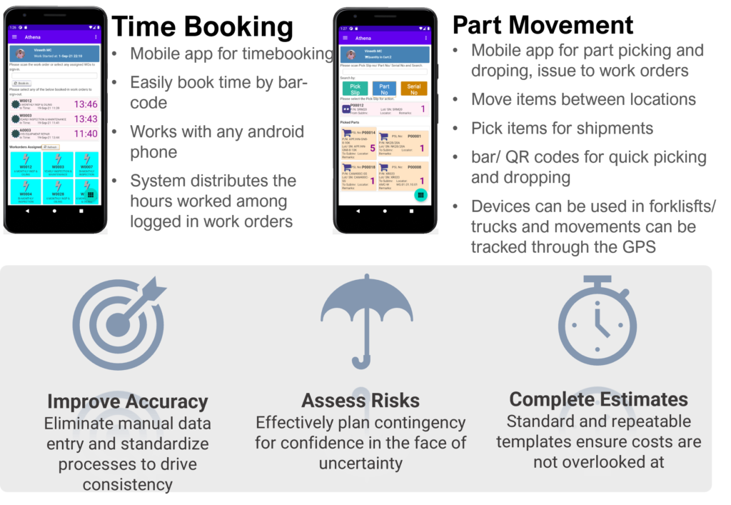 Athena for Manufacturing Mobile Apps